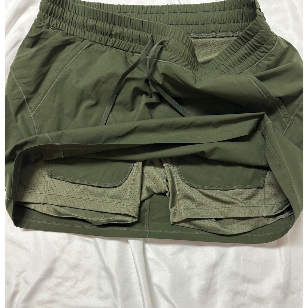 Title Nine Golf Skort Womens Med Green Activewear Skirt with Mesh Liner Pockets - Picture 6 of 11